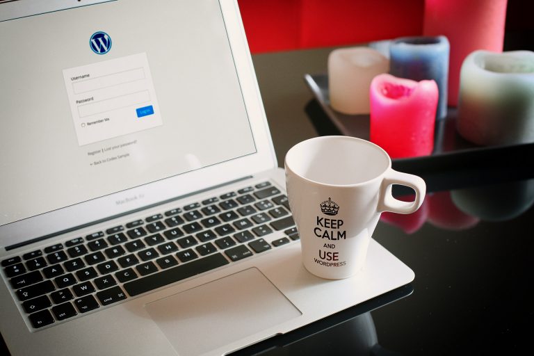 Keep calm and use wordpress