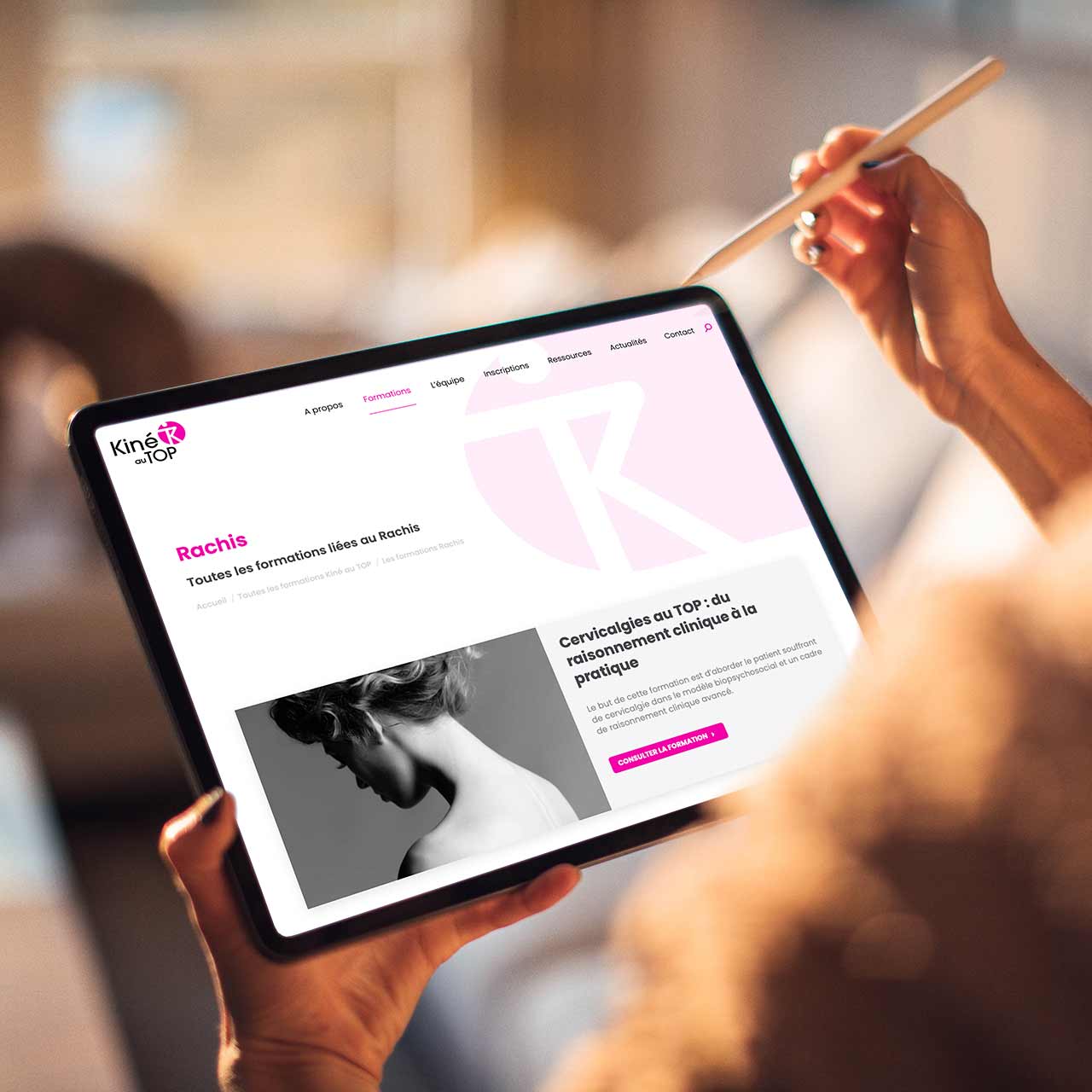 Présentation de Kiné au TOP